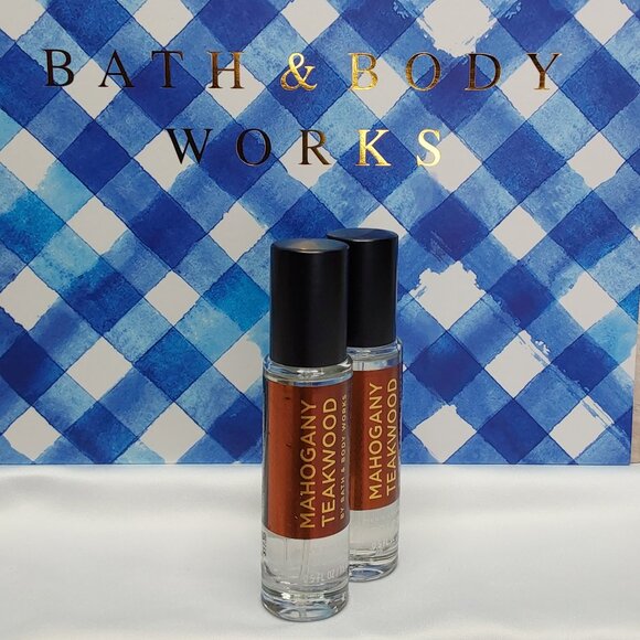 Bath & Body Works 'MAHOGANY TEAKWOOD' Signature COLOGNE 2-Piece Gift Set - Picture 2 of 10